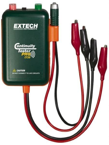 Extech - Circuit Continuity Tester - LED Display, 9V Power Supply - Makers Industrial Supply