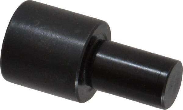 Gibraltar - 1-3/32" OAL, 5/8" Head Height, 5/8" OD, Low Carbon Steel, Ground, Press Fit Rest Button - Black Oxide Coating, 3/8" Pin Diam - Makers Industrial Supply