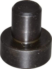 Gibraltar - 0.969" OAL, 3/8" Head Height, 7/8" OD, 52100 Steel, Unground, Press Fit Rest Button - Black Oxide Coating, 1/2" Pin Diam - Makers Industrial Supply