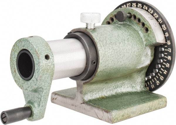 Interstate - 5C Compatible, 36 Increment, Horizontal Spin Collet Indexer - 1-1/8" Max Collet Capacity, Manual Operation - Makers Industrial Supply