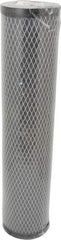 Pentair - 4-1/2" OD, Cellulose Fiber Cartridge Filter - 20-1/8" Long, Reduces Oils - Makers Industrial Supply