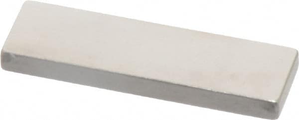 Mitutoyo - 0.11" Rectangular Steel Gage Block - Accuracy Grade 0, Includes Certificate of Inspection - Makers Industrial Supply