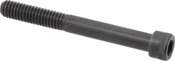 Made in USA - 5/16-18 UNC Hex Socket Drive, Socket Cap Screw - Alloy Steel, Black Oxide Finish, Partially Threaded, 2-3/4" Length Under Head - Makers Industrial Supply