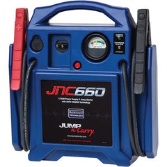 Jump-N-Carry - Automotive Battery Chargers & Jump Starters; Type: Jump Starter ; Amperage Rating: 1700 ; Starter Amperage: 425 ; Voltage: 12 VDC ; Battery Size Group: 12 Volt - Makers Industrial Supply