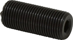 Fairlane - Serrated Tooth, 5/8-18, 1/4" Internal Hex, 1-1/2" Thread Length, Black Oxide Finish, Fully Threaded, Adjustable Positioning Gripper - Fine Tooth Grade - Makers Industrial Supply