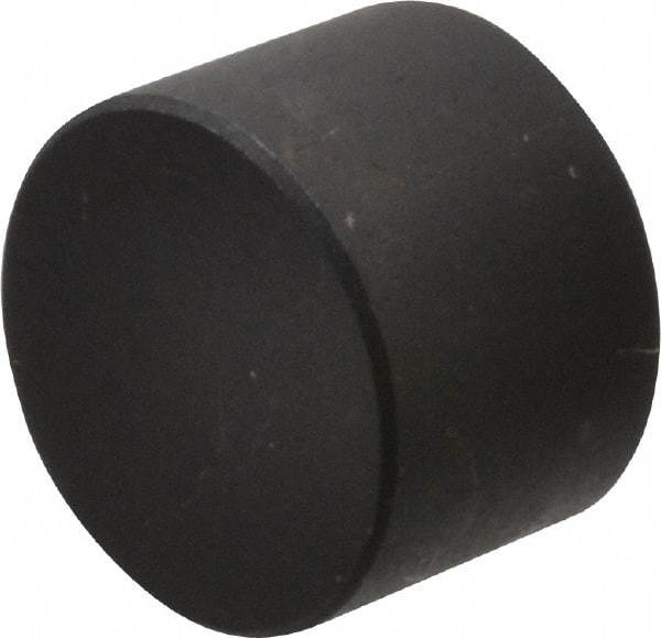 Fairlane - 3/8" OAL, 1/2" OD, Steel, Tapped Rest Button - Black Oxide Coating, 3/16" Thread Depth - Makers Industrial Supply