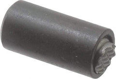 Fairlane - 10-32, 5/8" Thread Length, 5/16" Ball Diam, Serrated Ball Pad Surface, Alloy Steel, Black Oxide, Base, Swivel Action Gripper Assemblies - 1/2" Diam, 5/8" Deep Thread, 5/16" Contact Diam, 1-1/16" Overall Height, High Speed Steel Ball - Makers Industrial Supply