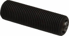 Fairlane - 5/8-18, 2" Thread Length, 3/8" Ball Diam, Serrated Ball Pad Surface, Alloy Steel, Black Oxide, Threaded, Swivel Action Gripper Assemblies - 5/16" Contact Diam, High Speed Steel Ball - Makers Industrial Supply