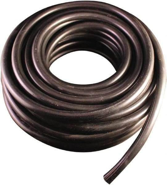 Milton - 3/8" Diam x 50' Signal Bell Hose - Rubber, Black - Makers Industrial Supply