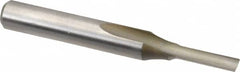 Onsrud - 1/8" Diam, 1/4" Shank Diam, 1/2" Length of Cut, 1 Flute Single Edge Straight Router Bit - 2" Overall Length, Right Hand Cut, High Speed Steel - Makers Industrial Supply