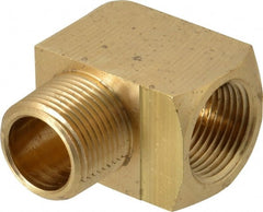 Eaton - 3/4 Male Thread x 3/4 Female Thread, Brass Industrial Pipe 90° Street Elbow - Makers Industrial Supply