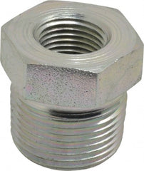 Industrial Pipe Bushing: 3/8″ Female Thread, 3/4″ Male Thread, MNPT x FNPT Steel