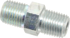 Eaton - 1/4 Male Thread, Steel Industrial Pipe Hex Nipple - Makers Industrial Supply