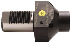 Kennametal - Left Hand Cut, KM50 Modular Connection, Adapter/Mount Lathe Modular Clamping Unit - 50.01mm Square Shank Diam, 6.22" OAL, Through Coolant, Series CLAV-VDI Axial - Exact Industrial Supply