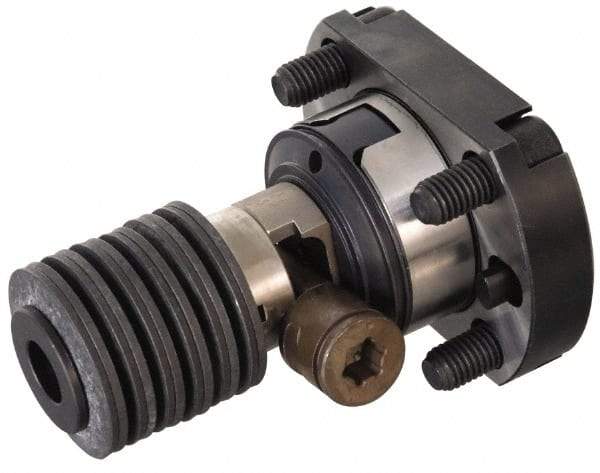 Kennametal - Neutral Cut, KM40 Modular Connection, Adapter/Mount Lathe Modular Clamping Unit - 1-5/8" Square Shank Diam, 85.6mm OAL, Through Coolant, Series CLNS Sub-Assembly Side Access - Exact Industrial Supply