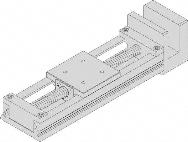 Thomson Industries - Micro Stage Linear Guide - 11.811" Long x 2.362" Wide - Makers Industrial Supply