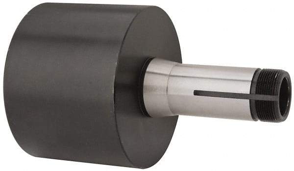 Interstate - 3 Inch Head Length, 4 Inch Face Diameter, Steel, 5C Collet Fixture Mount - 0.002 Inch TIR - Exact Industrial Supply