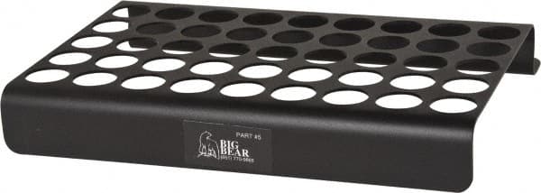 Big Bear Enterprises - 45 Hole NC/CNC Collet Storage Rack - Makers Industrial Supply