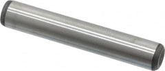 Value Collection - 1/4" Diam x 1-1/2" Pin Length Alloy Steel Oversized Dowel Pin - C 50-58 Hardness, 12,800 Lb Breaking Strength, 1 Beveled & 1 Rounded End - Makers Industrial Supply