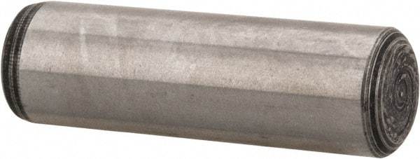 Value Collection - 5/16" Diam x 1" Pin Length Alloy Steel Oversized Dowel Pin - C 50-58 Hardness, 20,000 Lb Breaking Strength, 1 Beveled & 1 Rounded End - Makers Industrial Supply