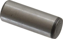 Value Collection - 3/8" Diam x 1" Pin Length Alloy Steel Oversized Dowel Pin - C 50-58 Hardness, 28,700 Lb Breaking Strength, 1 Beveled & 1 Rounded End - Makers Industrial Supply