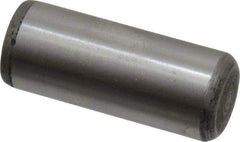 Value Collection - 1/2" Diam x 1-1/4" Pin Length Alloy Steel Oversized Dowel Pin - C 50-58 Hardness, 51,000 Lb Breaking Strength, 1 Beveled & 1 Rounded End - Makers Industrial Supply