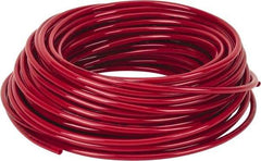 Coilhose Pneumatics - 0.17" ID x 1/4" OD, 100' Long, Nylon Tube - Red, 265 Max psi, -60 to 200°F - Makers Industrial Supply