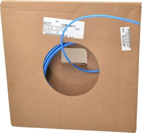 Coilhose Pneumatics - 0.106" ID x 5/32" OD, 100' Long, Polyethylene Tube - Blue, 166 Max psi, -60 to 200°F - Makers Industrial Supply