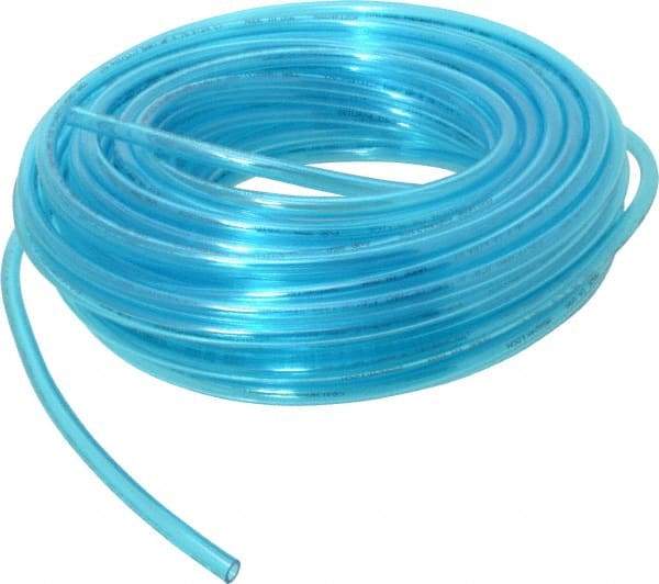 Coilhose Pneumatics - 1/4" ID x 3/8" OD, 100' Long, Polyurethane Tube - Trans Blue, 147 Max psi, -60 to 200°F - Makers Industrial Supply