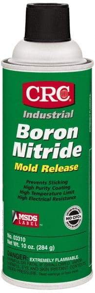 CRC - 16 Ounce Aerosol Can, White, General Purpose Mold Release - Boron Nitride Composition - Makers Industrial Supply