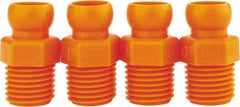 Loc-Line - 4 Piece, 1/4" Hose ID, Male to Female Coolant Hose Connector - 1/4" NPT, For Loc-Line Modular Hose Systems - Makers Industrial Supply