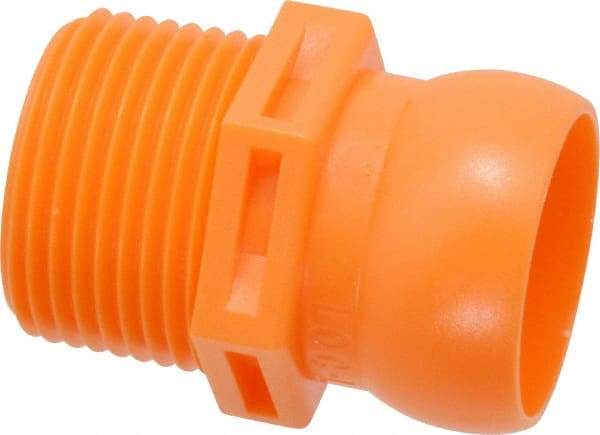 Loc-Line - 4 Piece, 3/4" Hose ID, Male to Female Coolant Hose Connector - 3/4" NPT, For Loc-Line Modular Hose Systems - Makers Industrial Supply