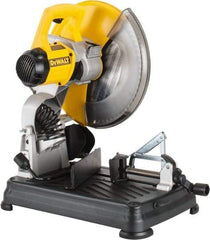 DeWALT - 14" Blade Diam, 1" Arbor Hole, Miter Multi-Cutter Metal Cutting Chop & Cutoff Saw - 1,300 RPM, 4 hp, 120 Volts, 1 Phase - Makers Industrial Supply