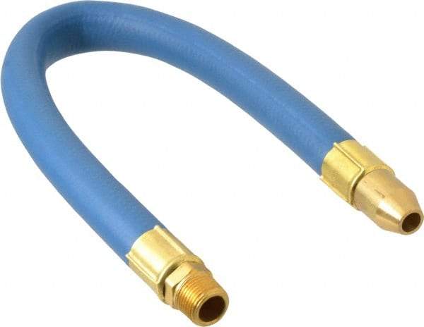 Coilhose Pneumatics - 18" Hose Length, 3/8" Nozzle Diam, 1/2" Hose ID, Coolant Hose - 3/8" NPT For Mist Coolant Systems - Makers Industrial Supply