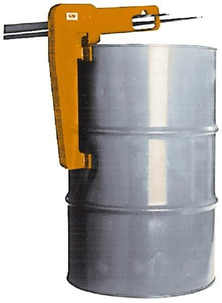 Made in USA - 3,000 Lb Load Capacity, 55 Gal Drum Lifter - For 55 Gal Drums - Makers Industrial Supply