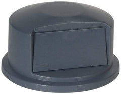 Rubbermaid - Round Lid for Use with 32 Gal Round Trash Cans - Gray, Polyethylene, For 2632 Brute Trash Cans - Makers Industrial Supply