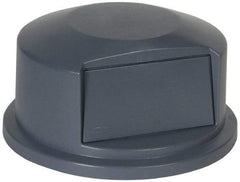 Rubbermaid - Round Lid for Use with 44 Gal Round Trash Cans - Gray, Polyethylene, For 2643 Brute Trash Cans - Makers Industrial Supply