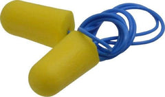 3M - Disposable, Corded, 32 dB Earplugs - Yellow, 200 Pairs - Makers Industrial Supply