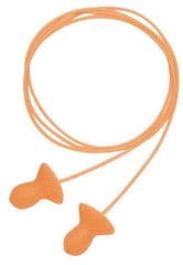 Howard Leight - Reusable, Corded, 26 dB, Taper Flare Earplugs - Orange, 50 Pairs - Makers Industrial Supply