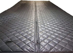 Singer Safety - 8' Long x 48" Wide, Fiberglass Panel - ASTM E-84 Specification, Metallic Gray - Makers Industrial Supply