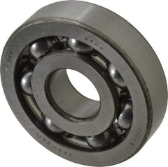 SKF - 30mm Bore Diam, 90mm OD, Open Deep Groove Radial Ball Bearing - 23mm Wide, 1 Row, Round Bore, 5,310 Lb Static Capacity, 9,800 Lb Dynamic Capacity - Makers Industrial Supply