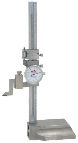 Value Collection - 300mm Stainless Steel Dial Height Gage - 0.02mm Graduation, Dial Display - Makers Industrial Supply