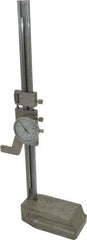 Value Collection - 8" Stainless Steel Dial Height Gage - 0.001" Graduation, Dial Display - Makers Industrial Supply