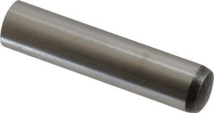 Value Collection - 10mm Diam x 45mm Pin Length Alloy Steel Standard Dowel Pin - C 58-62 Hardness, 37,100 Lb Breaking Strength, 1 Rounded End - Makers Industrial Supply