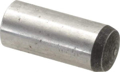 Value Collection - 12mm Diam x 30mm Pin Length Alloy Steel Standard Dowel Pin - C 58-62 Hardness, 53,400 Lb Breaking Strength, 1 Rounded End - Makers Industrial Supply