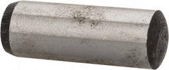 Value Collection - 12mm Diam x 35mm Pin Length Alloy Steel Standard Dowel Pin - C 58-62 Hardness, 53,400 Lb Breaking Strength, 1 Rounded End - Makers Industrial Supply