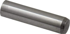 Value Collection - 12mm Diam x 50mm Pin Length Alloy Steel Standard Dowel Pin - C 58-62 Hardness, 53,400 Lb Breaking Strength, 1 Rounded End - Makers Industrial Supply