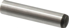 Value Collection - 12mm Diam x 60mm Pin Length Alloy Steel Standard Dowel Pin - C 58-62 Hardness, 53,400 Lb Breaking Strength, 1 Rounded End - Makers Industrial Supply