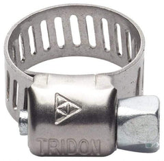 IDEAL TRIDON - SAE Size 200, 11 to 13" Diam, Stainless Steel Worm Drive Clamp - 1/2" Wide, Material Grade 201, Series 611 - Makers Industrial Supply