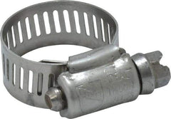 IDEAL TRIDON - SAE Size 10, 9/16 to 1-1/16" Diam, Stainless Steel Worm Drive Clamp - 1/2" Wide, Material Grade 201/305, Series 620 - Makers Industrial Supply